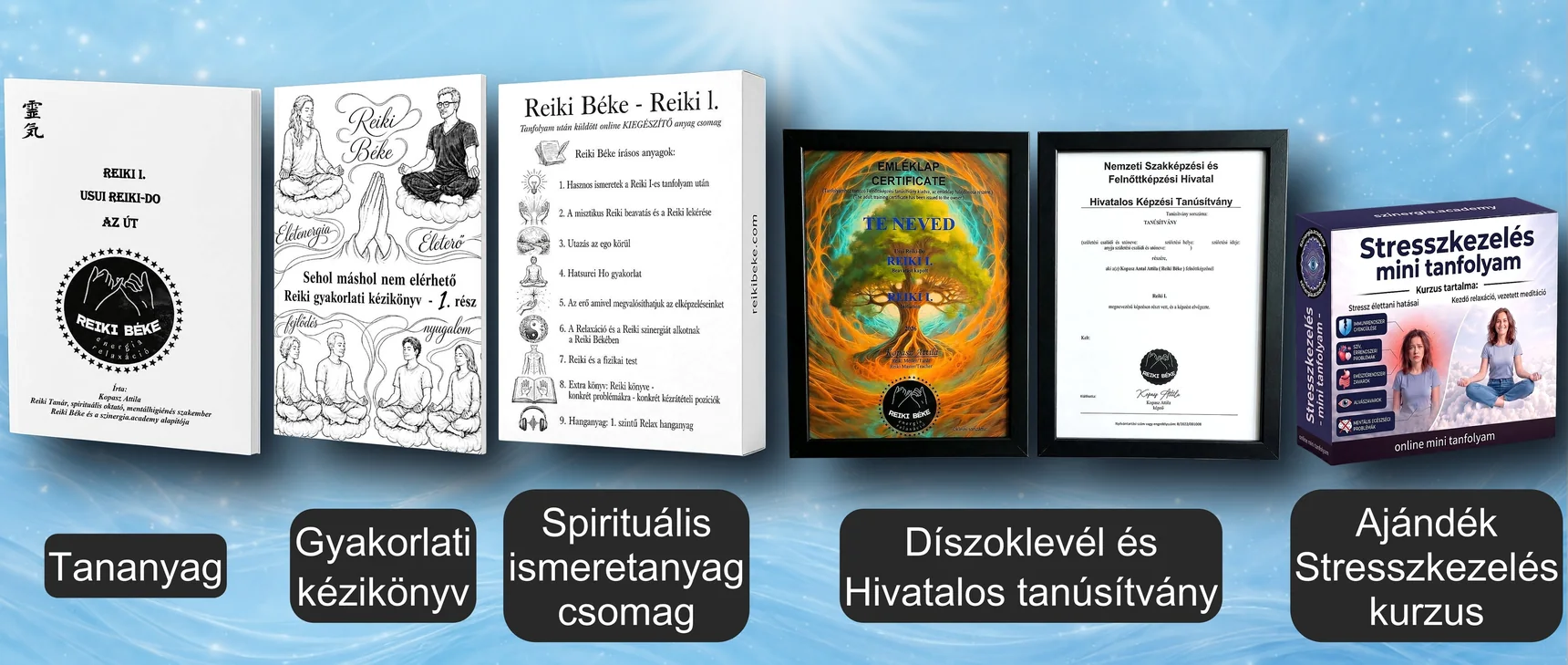 Reiki Béke tananyagok és ajándékok
